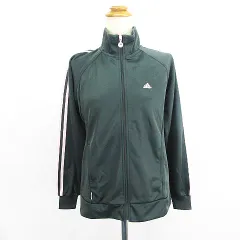 アディダス adidas ジャージ トラックジャケット 長袖 ジップアップ ライン ロゴ S グレー×ピンク スポーツウェア ※EKM
