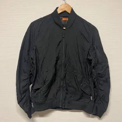 (^w^)b FieldCore フィールドコア ワークマン ナイロンブルゾン MA1 MA-1 ボンバージャケット ボマージャケット ナイロンジャケット トップス アウトドア 長袖 ブラック 黒 サイズM メンズ 男性 OM10361HG