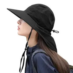 バケットハット UVカット サファリハット アドベンチャーハット フェス帽子 日焼け防止 日除け ハット 小顔 メンズ つば広 折りたたみ 旅行 レディース 自転車 登山 海辺 帽子 ビーチ 農作業 運動会 [TRIWONDER] アウトドア 釣り キャンプ