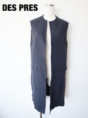 タグ付 25SS DES PRES ファブリックコンビ ロングジレ 定価4.9万
