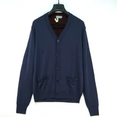 DIOR HOMME ディオールオム ハイゲージ ニット ウール カーディガン パープル ボルドー XSサイズ 463M226ZT754のサムネイル
