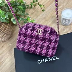 EIC:) 様♡CHANEL ツイード ドローストリング 巾着 ハンドバッグ