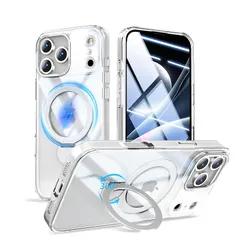 【新品】 iphone 17 pro用 ケース MagSafe対応 ワイヤレス充電 いphone 17 pro用 カバー 高耐久性 米軍MIL規格 アイフォン 17 pro用 ケース リング スタンド マグネット搭載 スマホケースiphone 17プロ用 縦横