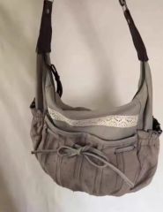 Vintage Bags Mori Girl Cargo Crossbody Bag Shoulder Bag
