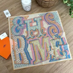 新品　HERMES エルメス　ガヴロッシュ　カレ45　エレクトリック　コットン