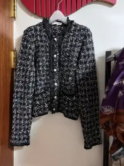 ザラ ツイード カーディガン