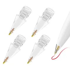 新品 アップルペンシル 交換用ペン先 高感度 耐摩 ペン先 Apple Pencil 第1/2/3世代交換用チップ ペンシル 替え芯 視界を遮らず アップルペンシル ペン先 4個入り