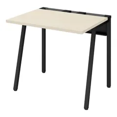 新品 オフィスデスク コクヨ リーン 平机 ワークデスク ブラック×ナチュラル 幅80×奥行70cm 【2梱包】 DLE-N0807-BKLW1 【お客様組立】