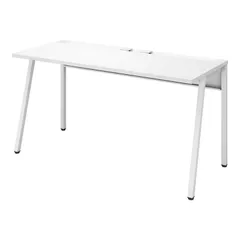 新品 オフィスデスク コクヨ リーン 平机 ワークデスク ホワイト 幅140×奥行60cm 【2梱包】 DLE-N1406-WHWH1 【お客様組立】