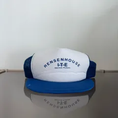 USA製 ヴィンテージ トラッカーキャップ ブルー vintage メッシュ帽子