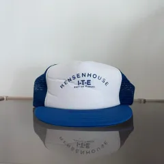 USA house ヴィンテージ トラッカー帽子 ブルー vintage メッシュキャップ