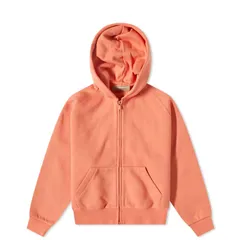【送料無料】 フィアオブゴッド メンズ パーカー・スウェット フーディー アウター Fear of God ESSENTIALS Kids Logo Zip Hoodie Coral