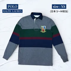 【極美品】Polo Ralph Lauren クレスト刺繍 ラガーシャツ XS