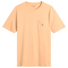 【送料無料】 カーハート メンズ Tシャツ トップス Carhartt WIP Pocket TShirt Gentle Orange
