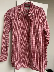 ギンガムチェックシャツ - レッド