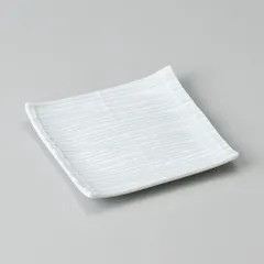 青磁スダレ正角銘々皿