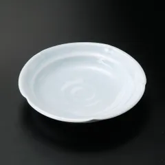 青白磁５.０丸皿