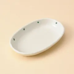 織部ドット小判銘々皿