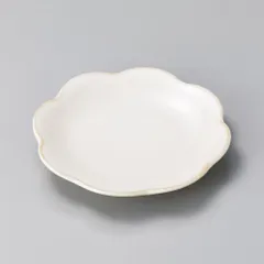 白うのふ花型プレート１６ｃ