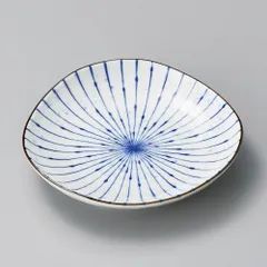 吹き墨十草３.５皿