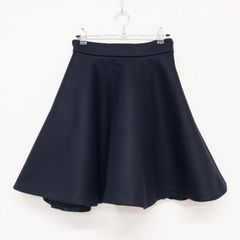 ミュウミュウ MIU MIU イタリア製フレアスカート黒42ギャザー美品 ミュウミュウ MIU MIU イタリア製フレアスカート黒42ギャザー美品