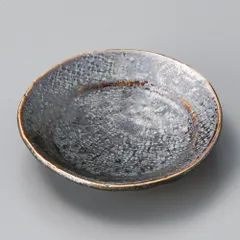 黒マット変形小皿