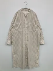 continuer de NICE CLAUP コンティニューデナイスクラップ シャツワンピース F ベージュ