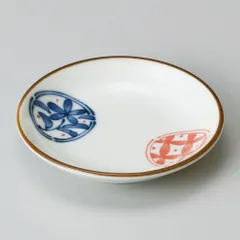 二色丸紋３.０皿