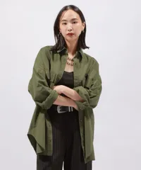 シャツ/ブラウス F カーキ