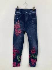 デニムパンツ M～L  ウエスト64～77 ネイビー