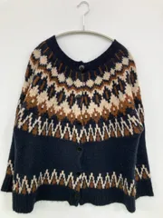 Samansa Mos2 サマンサモスモス カーディガン/ボレロ F ネイビー