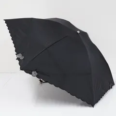 折りたたみ日傘 NINA RICCI ニナリッチ USED品 晴雨兼用 刺繍 薔薇 UV 遮光 遮熱 軽量 50cm FA9348