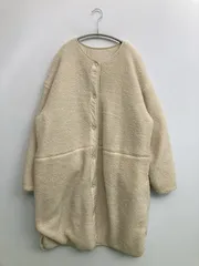 AMERICAN HOLIC アメリカンホリック ノーカラーコート M アイボリー