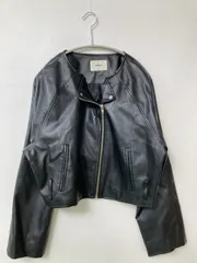 MURUA ムルーア レザージャケット F ブラック