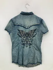 MISS ME ミスミー シャツ/ブラウス M ブルー