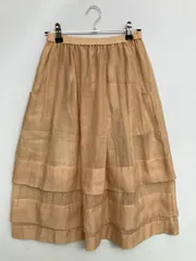 スカート F ベージュ