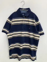 TOMMY HILFIGER トミーヒルフィガー ポロシャツ M ブラック