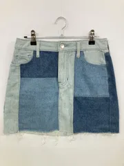 HOLLISTER ホリスター デニムスカート 0　w24 スカイブルー
