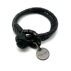 美品】BOTTEGA VENETA イントレ チャートレザーブレスレット 黒 - メルカリ