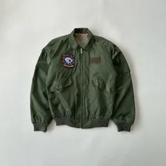 【雰囲気抜群】CWU-45/P カスタムジャケット VMFP-3 豪華パッチ付 XL相当