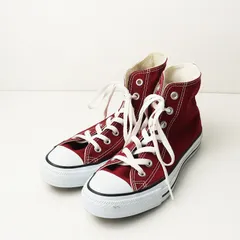美品 CONVERSE コンバース ALL STAR HI オールスター ハイカットスニーカー 24.5cm ワイン マルーン┃シューズ【2400014772197】