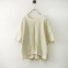 2025SS ジャーナルスタンダードラックス JOURNAL STANDARD luxe ワッフルプルオーバー F アイボリー┃Tシャツ【2400014777567】