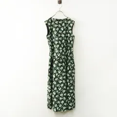 美品 クラシカル Lois CRAYON ロイスクレヨン ホワイト ブーケ ノースリーブワンピース M ┃ブラック  フラワー【2400014821345】のサムネイル