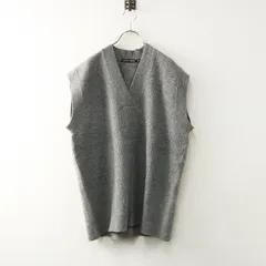 ニコルソンアンドニコルソン nicholson & nicholson KITE ニットベスト 38｜グレー Ｖネック プルオーバー レイヤード【2400014832860】のサムネイル