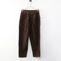 サマンサモスモス Samansa Mos2 SM2 コーデュロイイージーパンツ F‖ブラウン ボトムス ロング ウエストゴム【2400014826500】
