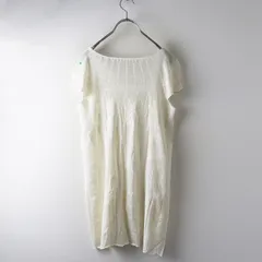 プリーツプリーズ PLEATS PLEASE ISSEY MIYAKE メッシュストレッチ フレンチスリーブカットソー 3 ホワイト┃//白【2400014833614】のサムネイル