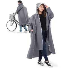 メンズレインコート カッパ 【軽量500ｇxしっかり防水x着脱式バイザー/手カバー付属】 雨合羽 用 レインスーツ 自転車 男女兼用 レインコート (コムフォックス) [comfox]