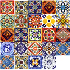 fogman タイルシール 壁紙シール アンティーク キッチン 防水 10*10cm 24枚セット