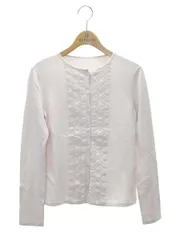 ハロッズ 17121051 カーディガン パープルグレー レース ITZP1RLTXX4S