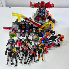 戦隊・仮面ライダー ロボ 変身アイテム ソフビまとめ売り　騎士竜戦隊リュウソウジャー 宇宙戦隊キュウレンジャー 仮面ライダー龍騎 仮面ライダーアギト 仮面ライダー555（ファイズ）